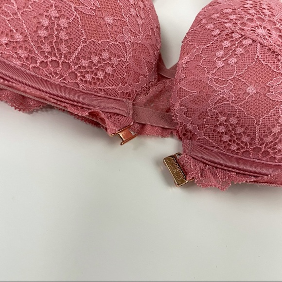 PINK Victorias Secret Bra 32B Date Pushup Padded - Picture 2 of 6